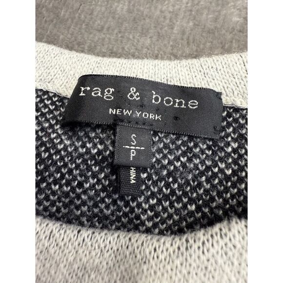 Rag & Bone Mallori Tunic Sweater Small Grey 100% Wool - Picture 13 of 15